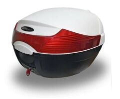 MEFATECH 32 LİTRE MOTOSİKLET ARKA ÇANTA BEYAZ