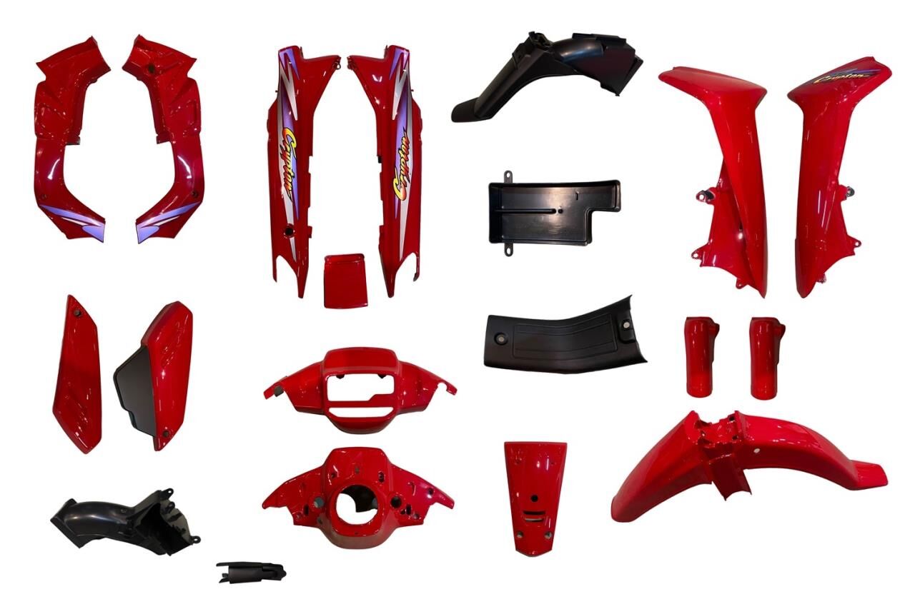 YAMAHA CRYPTON KAPORTA SETİ KIRMIZI ENDONEZYA 1998-2001 (FULL SET)