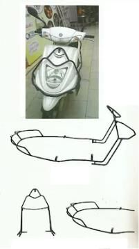 YAMAHA CYGNUS L KORUMA DEMİRİ