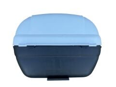 WOGEN 33 LİTRE ARKA ÇANTA TOPCASE BEYAZ KARBON