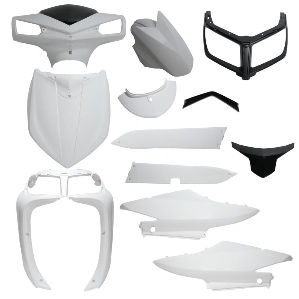 KUBA RKS NEWLİGHT 125 KAPORTA SET BEYAZ İTHAL