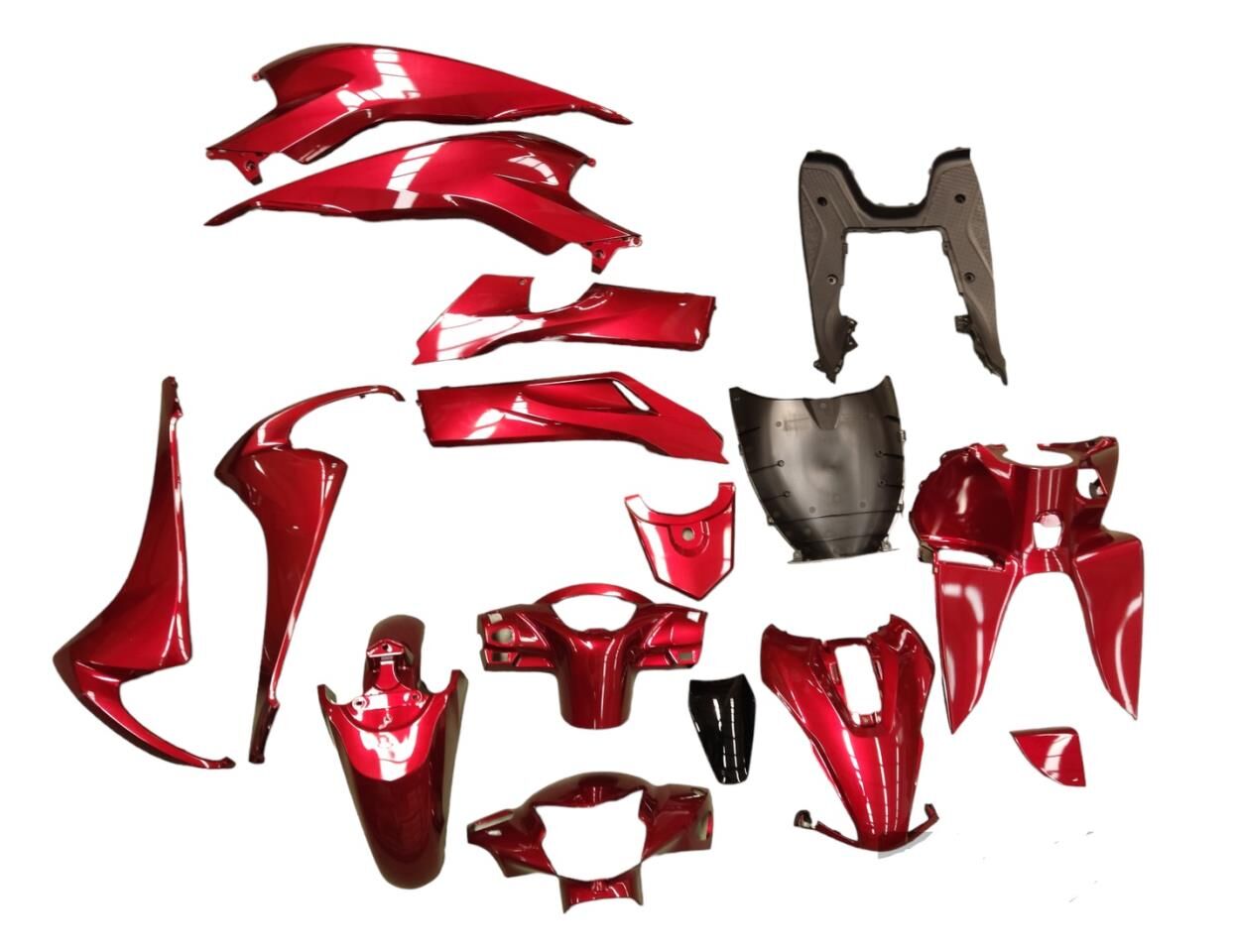 HONDA DİO 110 KAPORTA SETİ KIRMIZI İTHAL 16 PARÇA