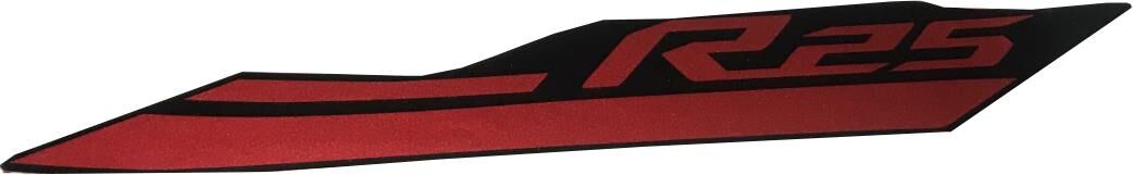 YAMAHA YZF R25 SAĞ YAN KAPAK STİCKER ORJİNAL 2015 SİYAH