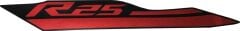 YAMAHA YZF R25 SOL YAN KAPAK STİCKER ORJİNAL 2015 SİYAH