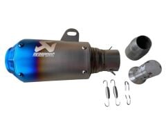 AKRAPOVİC EGSOZ MAVİ SUSTURUCULU