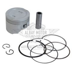 HONDA CB 125 E PİSTON SEGMAN TAKIM İTHAL 0.75