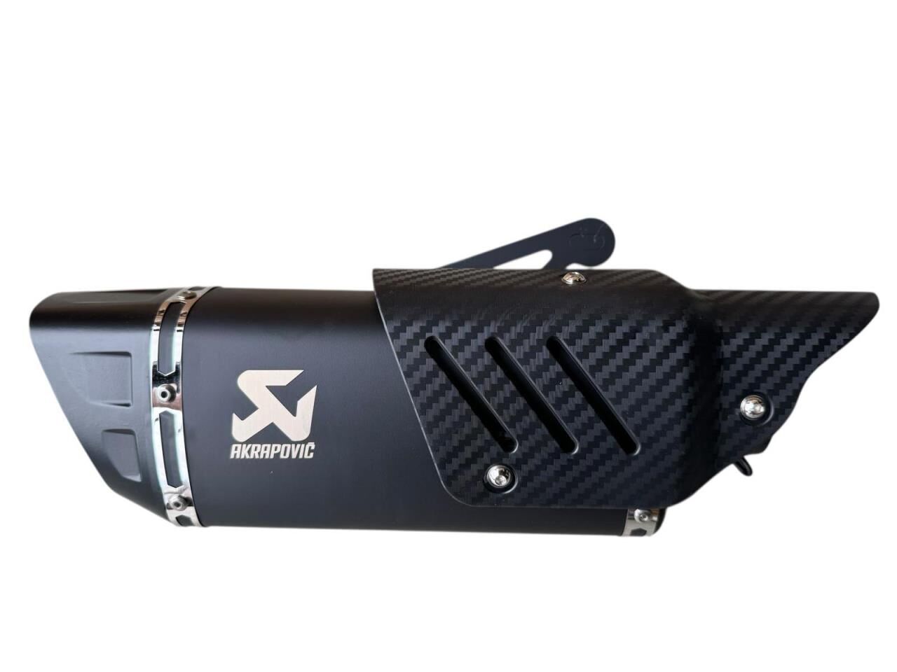 AKRAPOVİC EGSOZ SİYAH KARBON KAPAK SUSTURUCULU