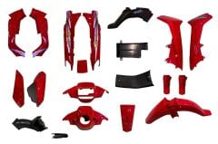 YAMAHA CRYPTON KAPORTA SETİ KIRMIZI ENDONEZYA 1998-2001 (FULL SET)