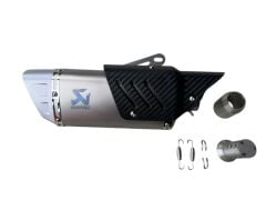 AKRAPOVİC EGSOZ GRİ KARBON KAPAK SUSTURUCULU