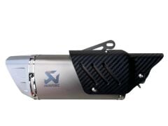 AKRAPOVİC EGSOZ GRİ KARBON KAPAK SUSTURUCULU