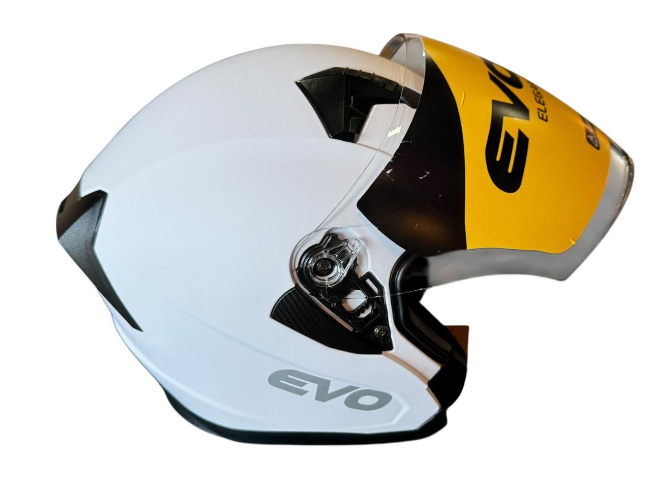 YARIM ÇENESİZ KASK EVO JK-528 MAT BEYAZ M BEDEN