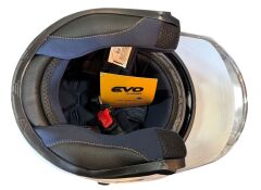YARIM ÇENESİZ KASK EVO JK-528 MAT SİYAH M BEDEN