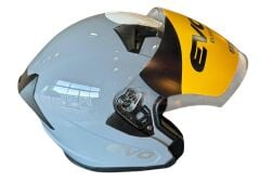 YARIM ÇENESİZ KASK EVO JK-528 NARDO GRİ M BEDEN