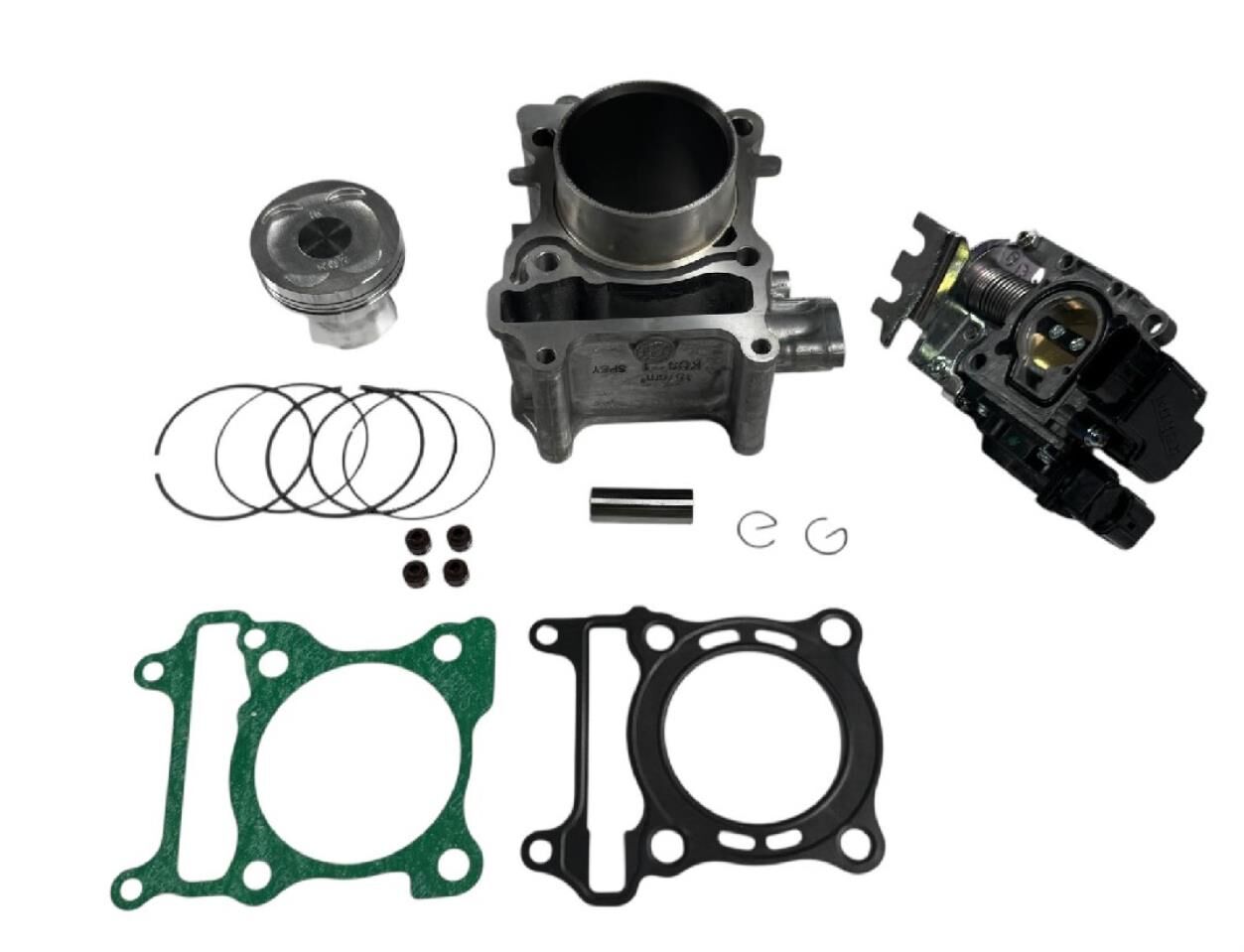 HONDA PCX 125 160cc MODİFİYE SİLİNDİR PİSTON SEGMAN-ENJEKTÖR GÖVDE SET OEM 2021-2024