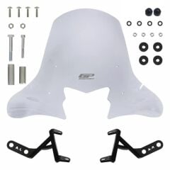 GP KOMPOZİT HONDA ACTİVA 125 İ UYUMLU ÖN CAM ŞEFFAF 48 CM 2023-2026