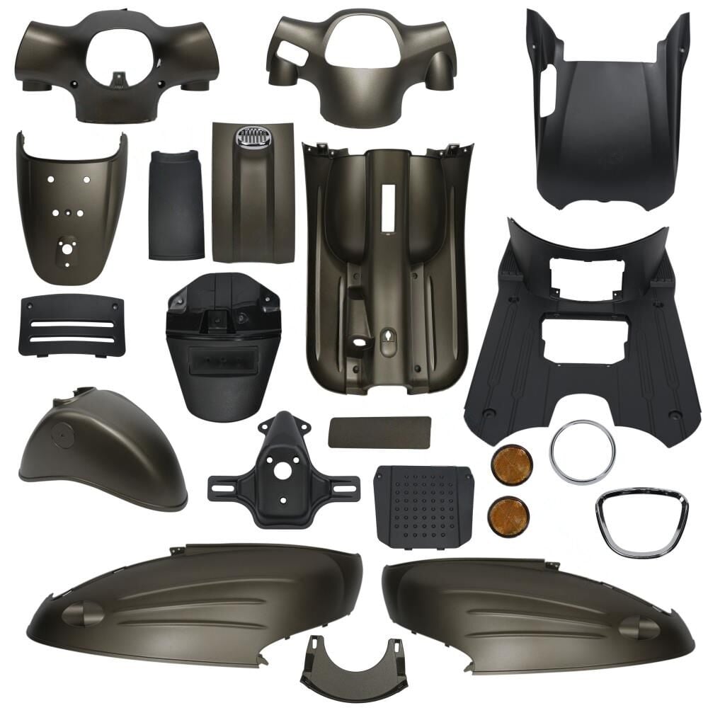 50-80cc SCOOTER MONDİAL TURİSMO 50  KAPORTA SETİ KAHVERENGİ