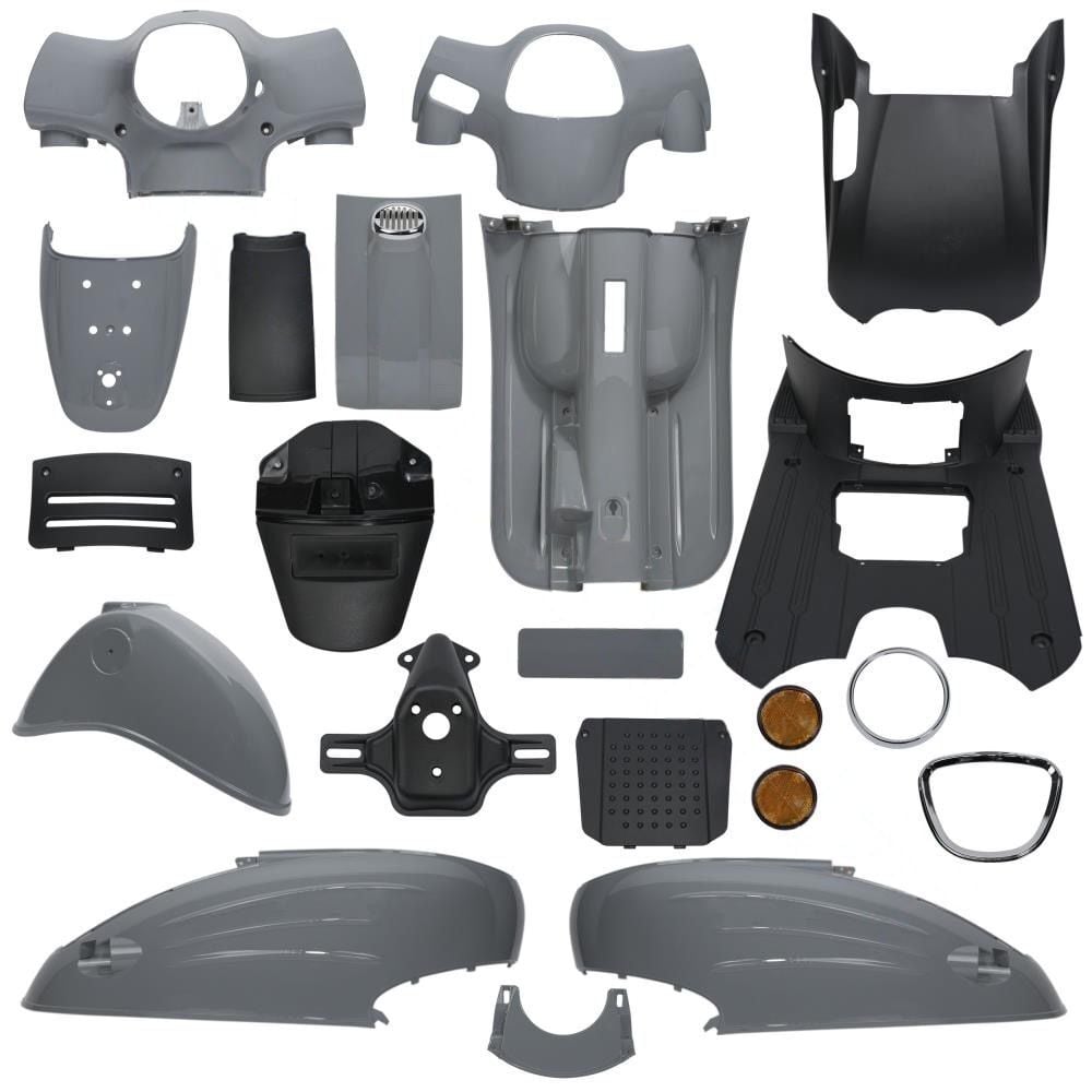 50-80cc SCOOTER MONDİAL TURİSMO 50  KAPORTA SETİ GRİ
