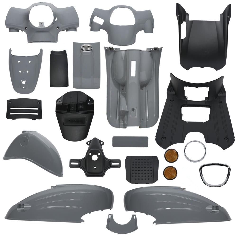 50-80cc SCOOTER MONDİAL TURİSMO 50 KAPORTA SETİ GRİ