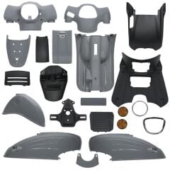 50-80cc SCOOTER MONDİAL TURİSMO 50  KAPORTA SETİ GRİ