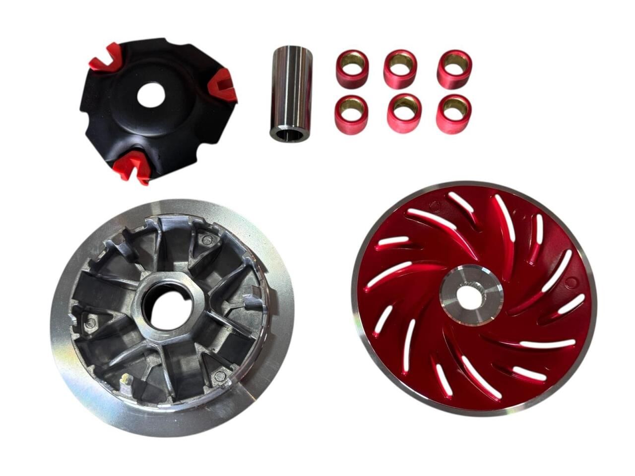 HONDA PCX 125 MODİFİYE KIRMIZI ÖN VARYATÖR SET 2021-2024