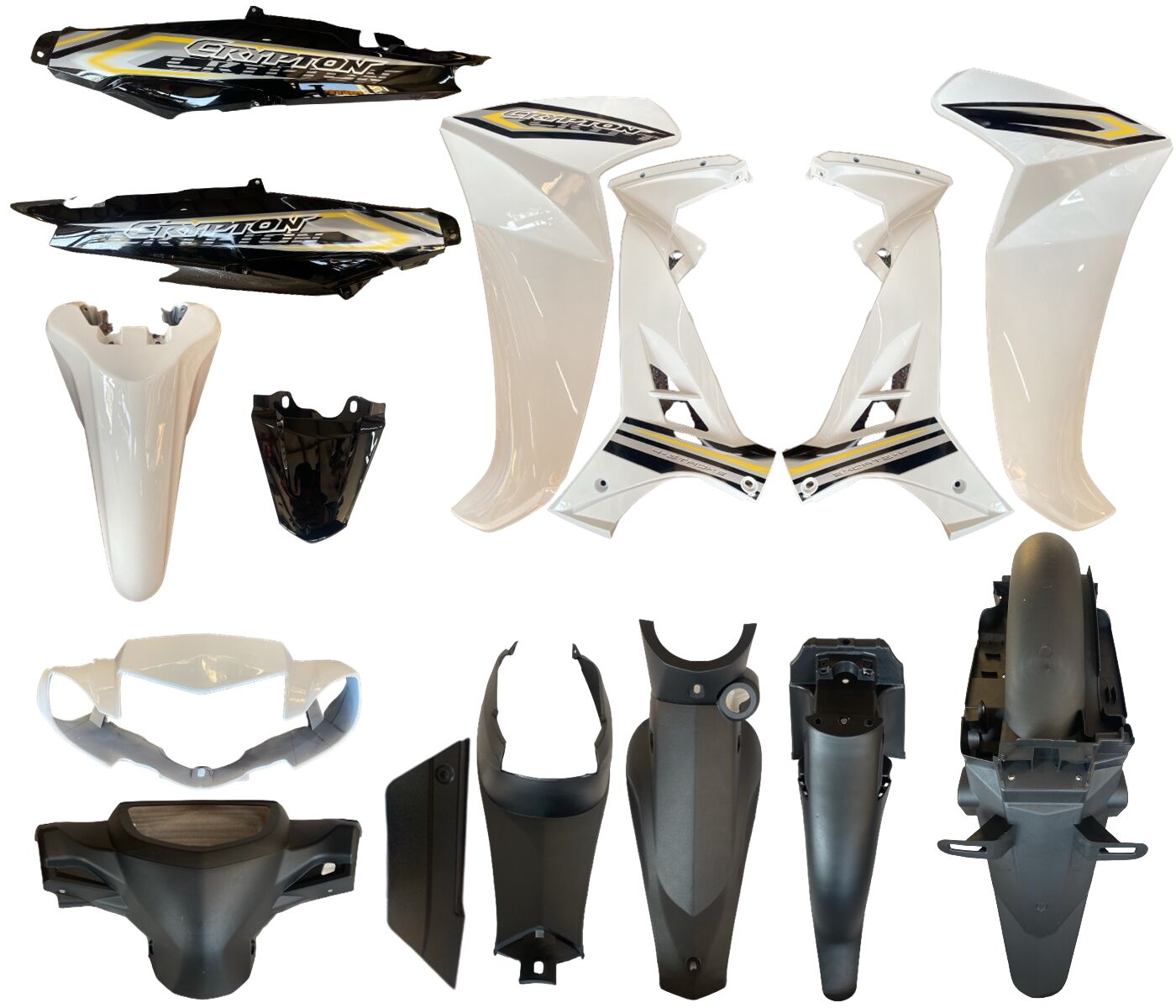 YAMAHA CRYPTON C8 KAPORTA SETİ BEYAZ 2010-2015