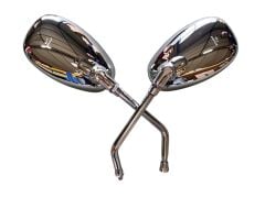 MONDİAL KT 125 NİKEL AYNA OVAL 8mm DÜZ PASO