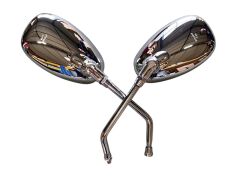 MONDİAL KT 125 NİKEL AYNA OVAL 8mm DÜZ PASO