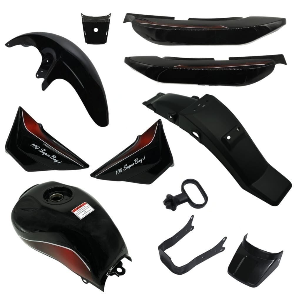 MONDİAL MG SÜPERBOY 100 İ KAPORTA SETİ SİYAH