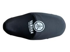 YAMAHA XMAX 250 SELE KILIF KUMAŞ LOGOLU SİYAH-BEYAZ 2018-2024