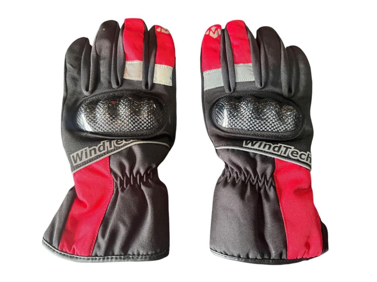 WİNDTECH KORUMALI ELDİVEN CE-EN13594 BELGELİ VOX UZUN MODEL SİYAH KIRMIZI M