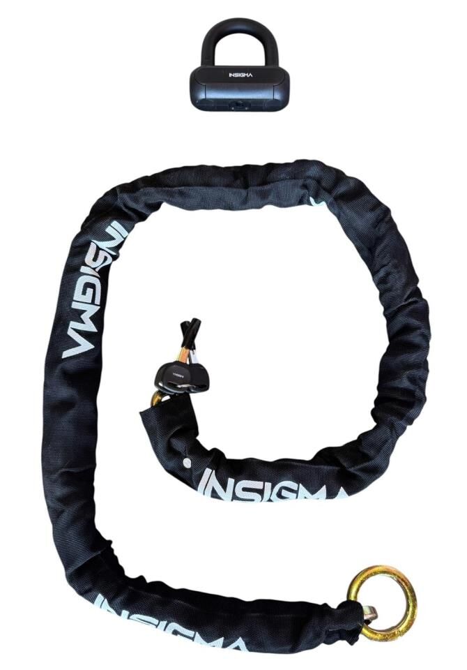 MOTOSİKLET ZİNCİR KİLİT U BAR 1,5 METRE 10mm SİYAH