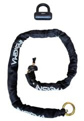 MOTOSİKLET ZİNCİR KİLİT U BAR 1,5 METRE 10mm SİYAH