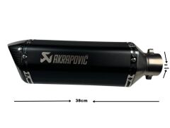 AKRAPOVİC TÜP EGSOZ SUSTURUCULU SİYAH-KARBON 6 GEN