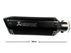 AKRAPOVİC TÜP EGSOZ SUSTURUCULU SİYAH-KARBON 6 GEN