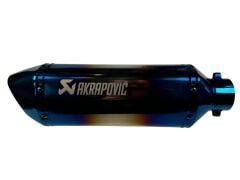AKRAPOVİC TÜP EGSOZ SUSTURUCULU MAVİ