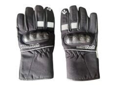 WİNDTECH KORUMALI ELDİVEN CE-EN13594 BELGELİ VOX UZUN MODEL SİYAH GRİ XL