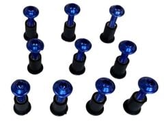 SİPERLİK-GRENAJ CAM VİDA METRİK 5 MAVİ 10 LU