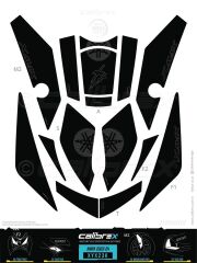 YAMAHA XMAX 250 TANK PAD FULL SET 15 PARÇA SİYAH 2024