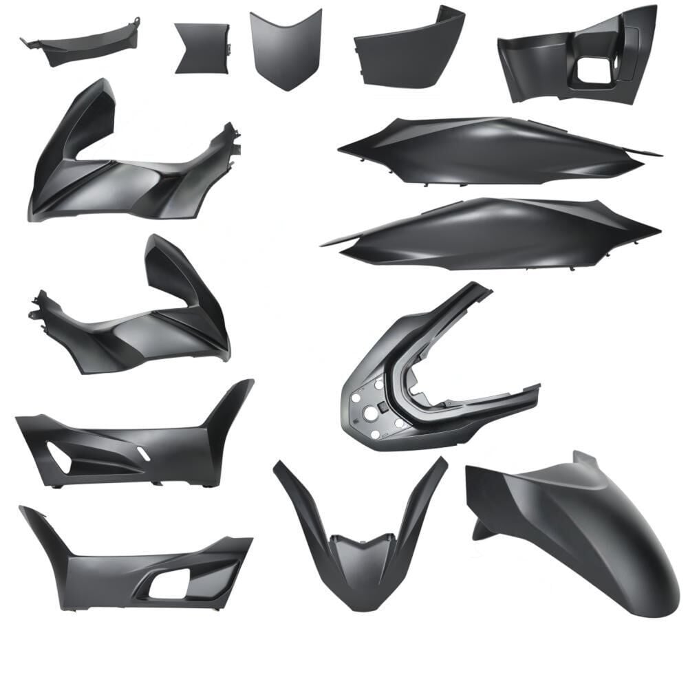 HONDA PCX 125 KAPORTA-GRENAJ SET PARLAK SİYAH İTHAL 2021-2024