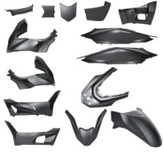 HONDA PCX 125 KAPORTA-GRENAJ SET PARLAK SİYAH İTHAL 2021-2024