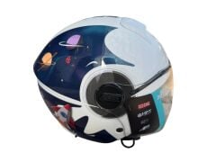 CGM ÇOCUK KASK MİNİ SPACE LACİVERT-BEYAZ L