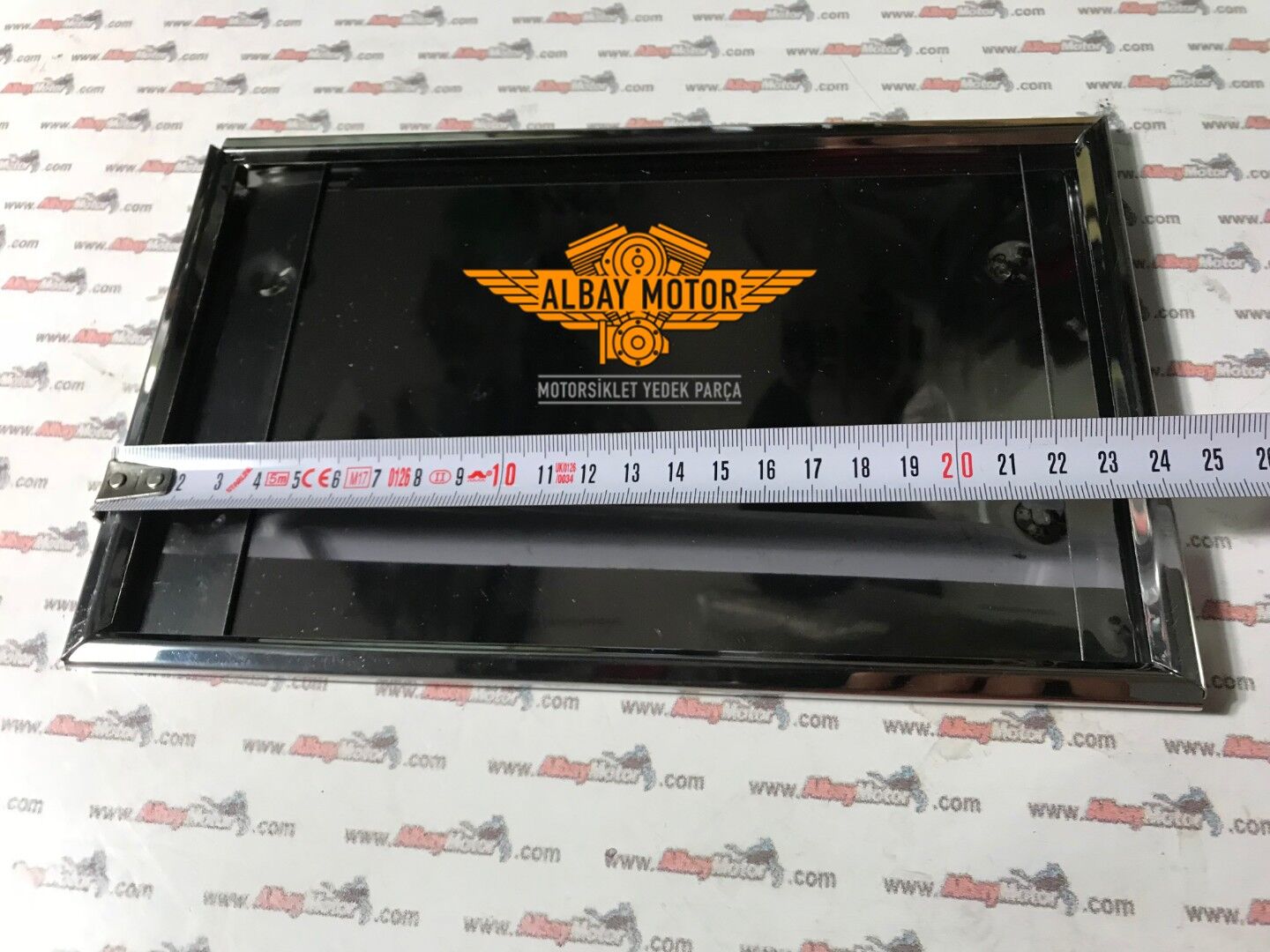 MOTOSİKLET KROM PLAKALIK