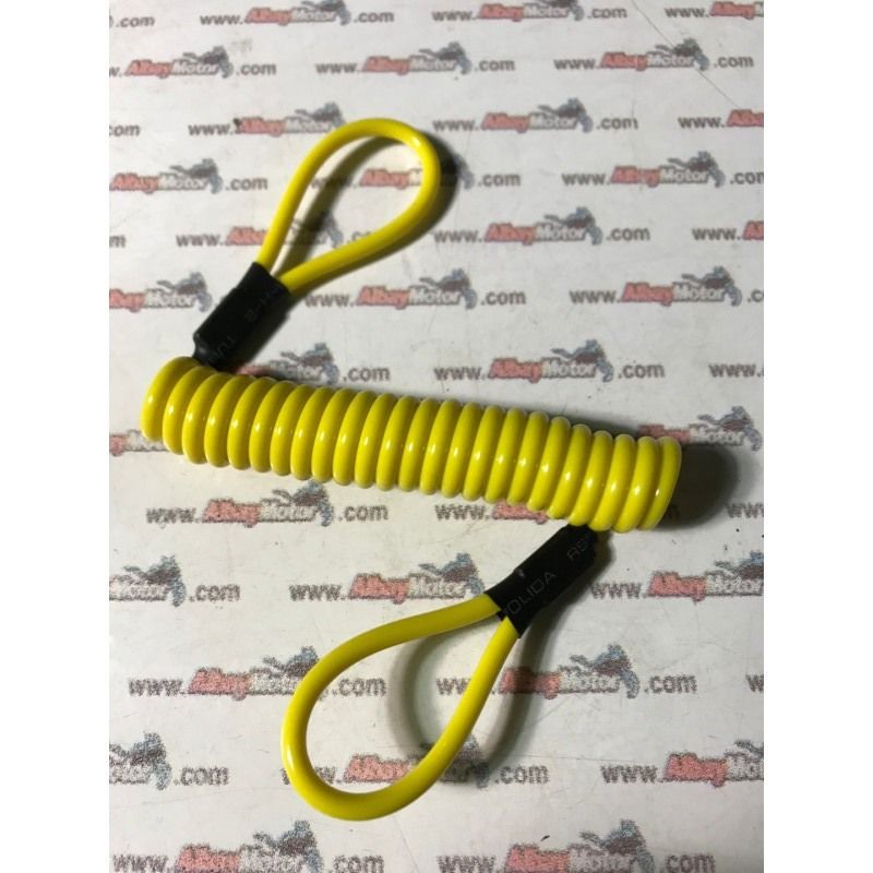 MOTOSİKLET DİSK KİLİT HATIRLATMA KABLOSU SARI