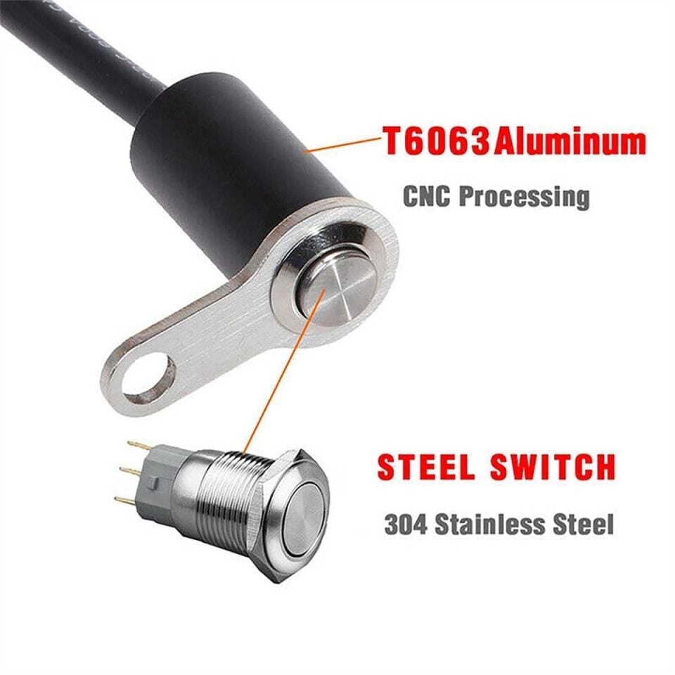 KNMASTER B150 Motosiklet Sis Farı Bas Çek butonu