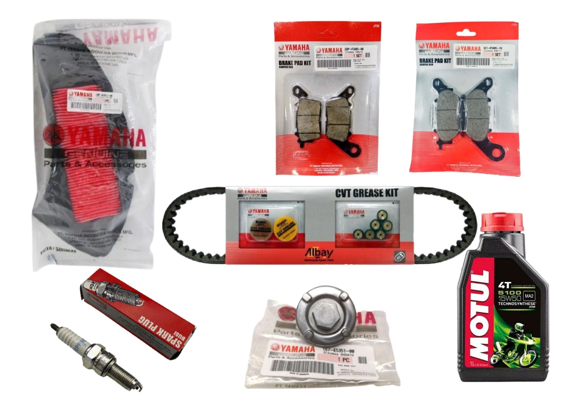 YAMAHA NMAX 125-155 BAKIM SETİ 9 PARÇA ORJİNAL 2015-2020