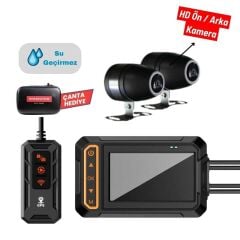 KNMASTER MOTOCAM 1000 Çift Kameralı Motosiklet DVR Sistemi