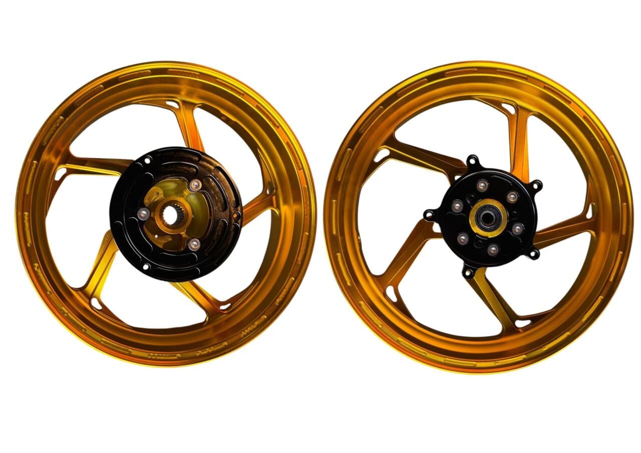 YAMAHA XMAX 250-300 CNC MODİFİYE JANT GOLD SET MODEL 2 2018-2022