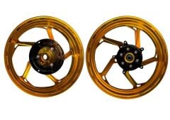YAMAHA XMAX 250-300 CNC MODİFİYE JANT GOLD SET MODEL 2 2018-2022