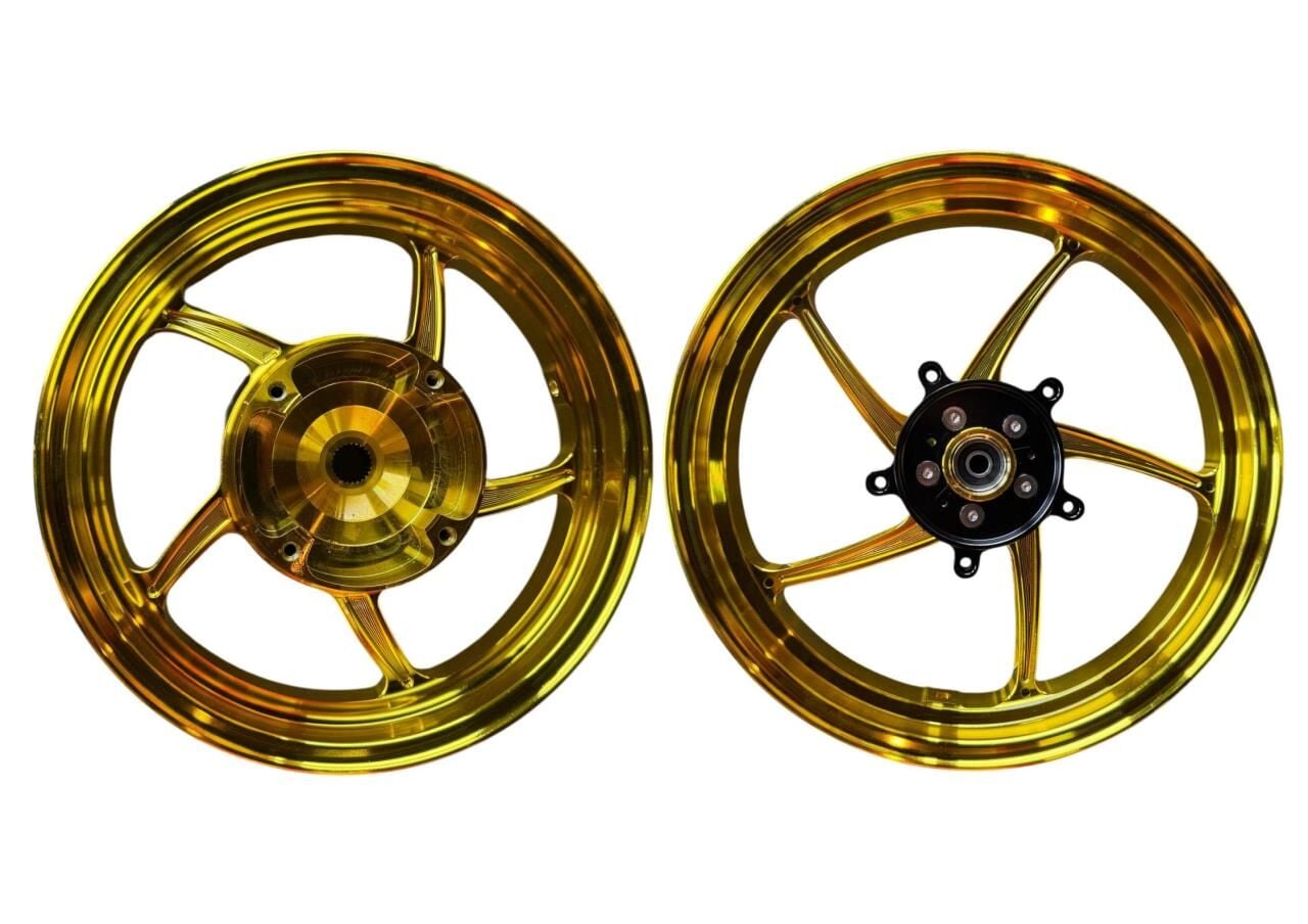 HONDA PCX 125 CNC MODİFİYE ARKA DİSK JANT GOLD TAKIM MODEL 2 2025-2026
