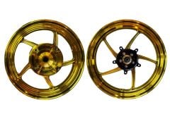 HONDA PCX 125 CNC MODİFİYE ARKA DİSK JANT GOLD TAKIM MODEL 2 2025-2026